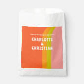 Vet Retro Citrus Bruiloft Bedankzakje (Voorkant)