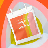 Vet Retro Citrus Bruiloft Bedankzakje