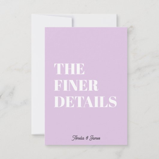 Vet Retro Funky Modern Wedding Enclosure kaart (Achterkant)