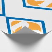 Vet Retro Metro M Logo Urban Transit Embleem Cadeaupapier