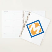 Vet Retro Metro M Logo Urban Transit Embleem Planner (Display)