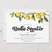 Vet Retro Script Italiaans Positano Vrijgezellenfe Kaart (Voorkant)