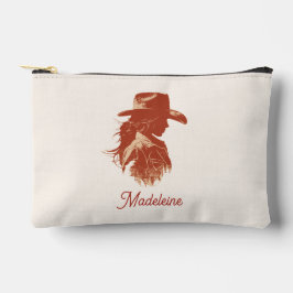 Vet Retro Western Cowgirl Bachelorette Naam Etui