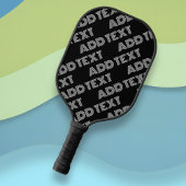 Vet Retromodern Naam of Woordpatroon Pickleball Paddle