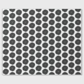 Vet Retroventielpatroon in zwart-wit Cadeaupapier (Vlak)