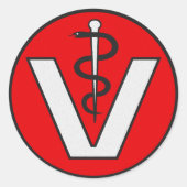 Vet Ronde Sticker (Voorkant)