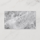 Vet rood grijs wit, modern minimalistisch visitekaartje (Achterkant)