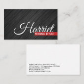 Vet rood hout visitekaartje (Voorkant / Achterkant)