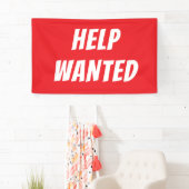 Vet Rood NU HUREN Banner – Bedrijf (Insitu)