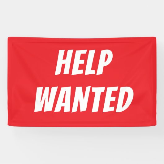 Vet Rood NU HUREN Banner – Bedrijf (Horizontaal)