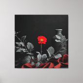 Vet rood ontwaken canvas afdruk (Voorkant)