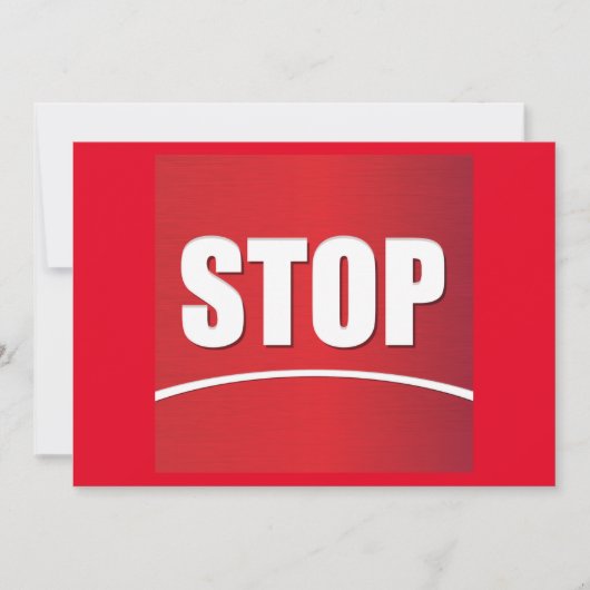 vet rood stopteken kaart