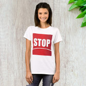 vet rood stopteken t-shirt