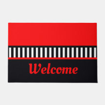 Vet Rood Zwart en Wit