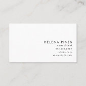 Vet roodschilfers op donker visitekaartje (Achterkant)