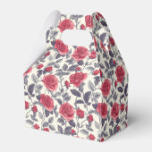 Vet Roos Verjaardag gunstbox voor tuinfeest Bedankdoosjes (Achterkant)