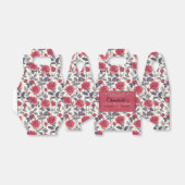 Vet Roos Verjaardag gunstbox voor tuinfeest Bedankdoosjes (Uitgevouwen)