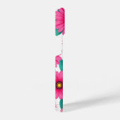 Vet Roze Daisy Patroon Telefoonhoes iPhone Hoesje (Rechterkant)