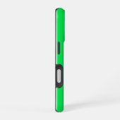 Vet roze en groene strepen iPhone 16 hoesje (Rechterkant)