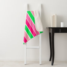 Vet roze en groene strepen