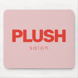 Vet Roze en Rode Moderne Zaken Gepersonaliseerd Muismat