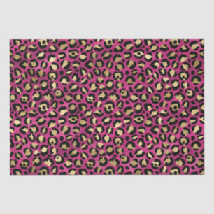 Vet roze luipaardprint Glamour dier patroon Tissuepapier