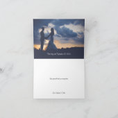 Vet Roze & Paarse Lente Rozen Bedankkaart (Binnen)