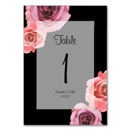 Vet Roze & Paarse Lente Rozen Kaart