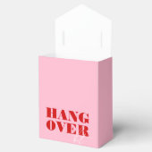 Vet Roze & Rood Bachelorette Weekend Kater Kit Bedankdoosjes (Geopend)