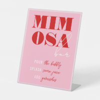 Vet Roze & Rood Bachelorette Weekend Mimosa Bar