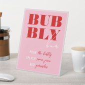 Vet Roze & Rood Vrijgezellenweekend Reclamebord Met Voetstuk (Insitu)