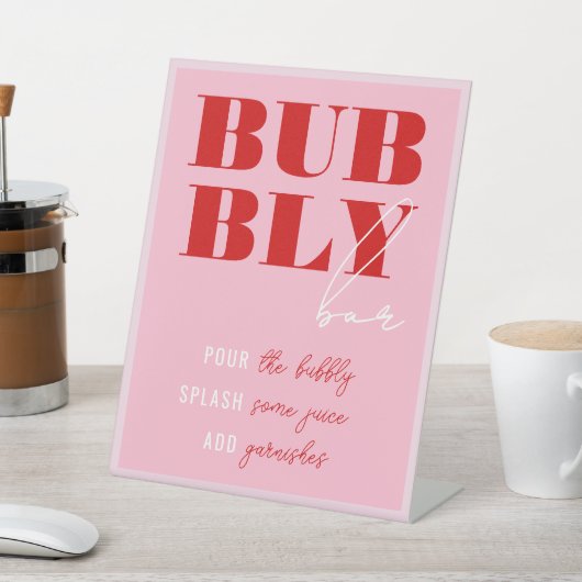 Vet Roze & Rood Vrijgezellenweekend Reclamebord Met Voetstuk (Insitu)