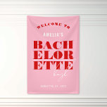 Vet Roze & Rood Vrijgezellenweekend Spandoek<br><div class="desc">Deze leuke en moedige roze accessoire zal je toekomstige feestgasten wauwen!</div>