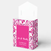 Vet roze Spaans talavera tegels vrijgezellenfeest Bedankdoosjes (Geopend)