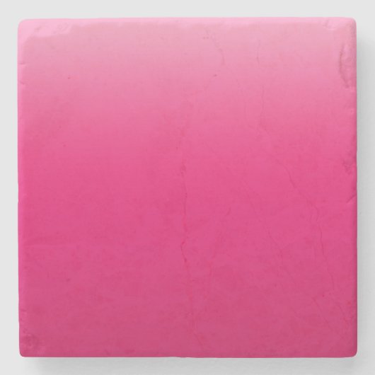 Vet Roze Verloopontwerp Stenen Onderzetter (Voorkant)