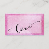 Vet Roze Waterverf Mandala Trouwwebsite 2 Informatiekaartje (Achterkant)