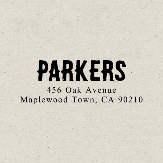 Vet Rustiek Decoratief Eenvoudig Zelfinktende Stempel