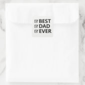 Vet Sans Serif Eenvoudige Vader Sticker | beste va (Tas)