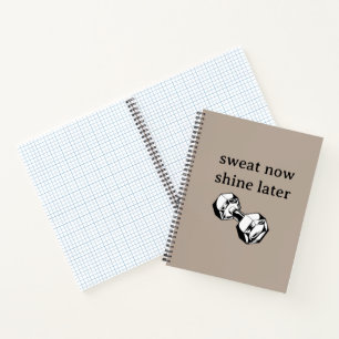 Vet Sans Serif Schoon Notitieboek Journaal