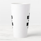 Vet Sarcastisch citaat ALLEEN saaie mensen vervele Latte Mok (Voorkant)