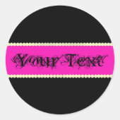 Vet Satijn Sticker (Voorkant)