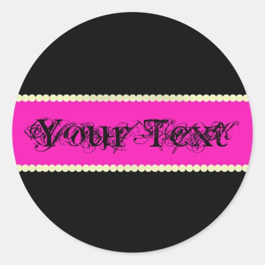 Vet Satijn Sticker (Voorkant)