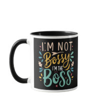 Vet Schattige 'I'm Not Bossy' Cadeau Mok voor Vrou