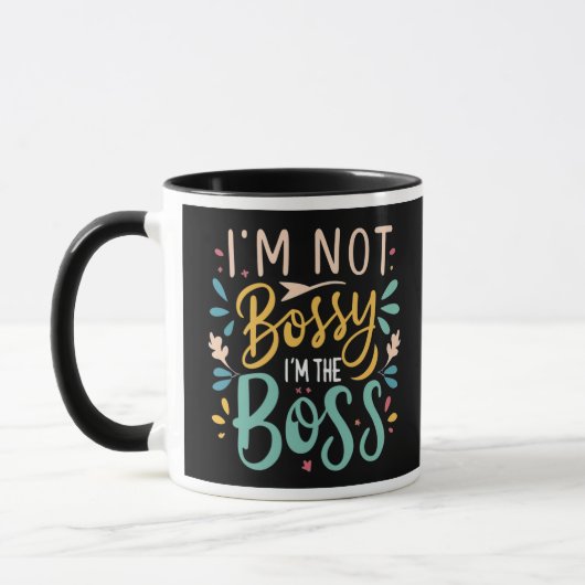 Vet Schattige 'I'm Not Bossy' Cadeau Mok voor Vrou (Links)