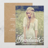 Vet script 2 | Uitnodiging van de Graduation Party (Voorkant / Achterkant)