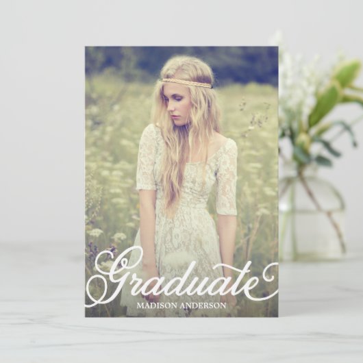 Vet script 2 | Uitnodiging van de Graduation Party (Staand voorkant)