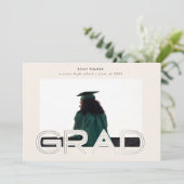 Vet Script Afstuderen Aankondiging Fotokaart (Staand voorkant)