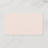 Vet Script Blush Baby shower Registry Informatiekaartje (Achterkant)