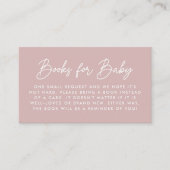 Vet Script Dusty Roos Baby shower Boek Aanvraag Informatiekaartje (Voorkant)