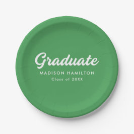 Vet Script Green Afstuderen Papieren Bordje